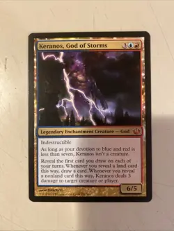 Keranos, God of Storms Journey into Nyx Foil - Image 1