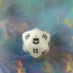 Magic the Gathering Final Fantasy d20 Spindown Moogle Die White Bundle - Image 2
