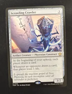Scrawling Crawler MTG Foundations NM FDN - Image 1