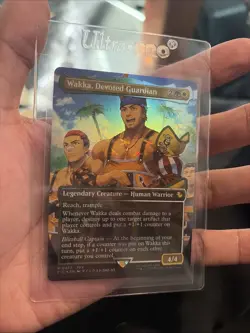 Wakka, Devoted Guardian (Borderless) (Chocobo Track Foil) Final Fantasy Foil - Image 1
