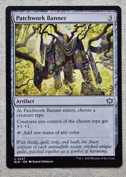 Patchwork Banner 0247 Bloomburrow BLB MTG Magic - Image 1