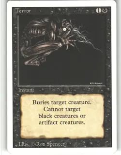 Terror - Unlimited Edition - MTG - Common - # - NM - Image 1
