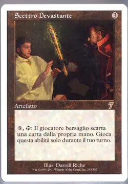 MTG MAGIC : SCETTRO DEVASTANTE CARTA IN LINGUA ITALIANA (660) - Image 1