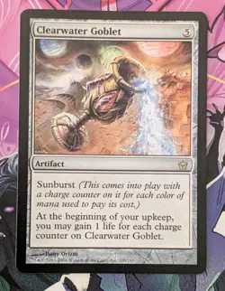 MTG Fifth Dawn Rare CLEARWATER GOBLET SP - Image 1