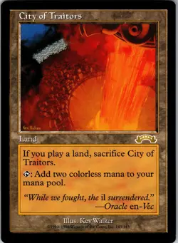 City of Traitors Exodus Rare NM Magic: The Gathering 143 Normal - Image 1