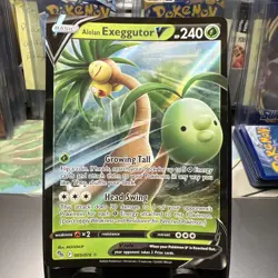 ALOLAN EXEGGUTOR V 005/078 POKEMON GO POKEMON (ULTRA RARE, NM) - Image 1