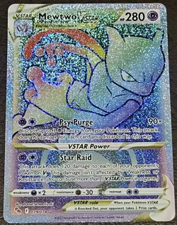 Pokemon TCG Mewtwo VSTAR Holo Ultra Rare 079/078 Pokemon GO - Image 1