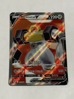 Melmetal V 075/078 Pokemon GO Full Art Ultra Rare Holo Pokemon TCG 2022 NM - Image 1