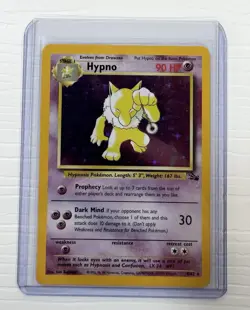 Hypno Pokemon TCG Fossil Holo Unlimited Rare Card 8/62 1999 S3 - Image 1