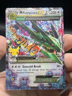 Pokemon M Rayquaza EX 76/108 Celebrations: Classic Collection Holo English NM - Image 3