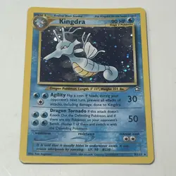 Pokemon TCG WOTC Neo Genesis KINGDRA Holo Rare Foil 8/111 Pokemon Card LP - Image 2