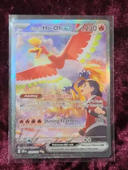 Pokemon TCG Ethan's Ho-Oh EX 230/182 Sir Destined Rivals - Image 1