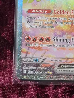 Pokemon TCG Ethan's Ho-Oh EX 230/182 Sir Destined Rivals - Image 3