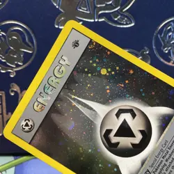 2000 1st Edition Metal Energy DOUBLE Holo SWIRLS LP #19 Neo Genesis Pokemon - Image 3