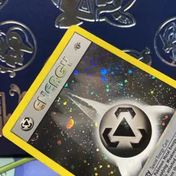 2000 1st Edition Metal Energy DOUBLE Holo SWIRLS LP #19 Neo Genesis Pokemon - Image 4