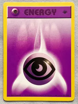 Pokemon 1st EDITION Shadowless Psychic Energy 101/102 - 1999 Base Set - LP to NM - Image 1