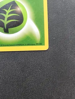 Pokemon - Base Set 1st Edition Shadowless - Grass Energy 99/102 - Image 3