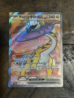 Pokemon TCG Raging Bolt EX 196/162SV05: Temporal Forces Holo Ultra Rare - Image 2
