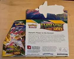 Pokemon Sun & Moon Evolving Skies empty booster box ~~~ ARCADIAN~~~ - Image 2