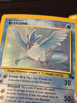 Pokemon Birds Fossil Trio Moltres 12/62 Articuno 2/62 Zapdos 15/62 Holo NM/VLP - Image 3