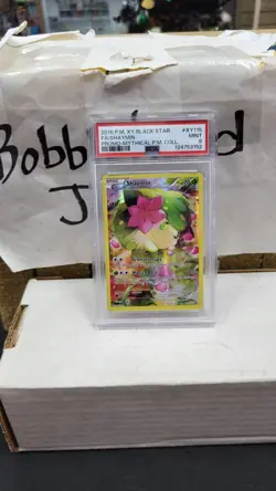 2016 SHAYMIN XY BLACK STAR PROMO MYTHICAL COLLEECTION POKEMON TCG PSA 9 #XY115 - Image 1