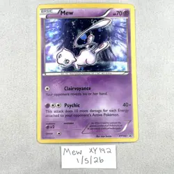 Mew XY192 Holo Black Star Promo Pokemon TCG LP - Image 1