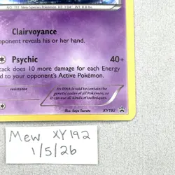 Mew XY192 Holo Black Star Promo Pokemon TCG LP - Image 2