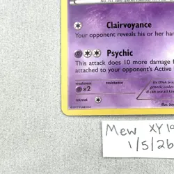 Mew XY192 Holo Black Star Promo Pokemon TCG LP - Image 3