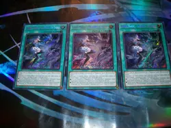 3x Verre Magic - Lacrima of Light 1st Edition Secret Rare BLMM-EN046 Yu-Gi-Oh! - Image 1