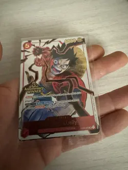One Piece TCG 3rd Anniversary Winner Pack Sealed ENG Monkey Luffy ST01-012 Foil - Image 1