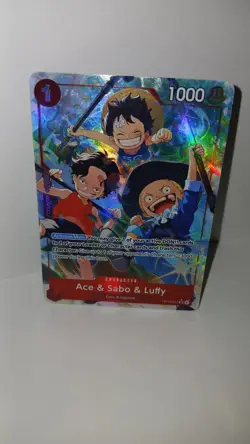 Ace & Sabo & Luffy (Alternate Art) OP13-007 Carrying On His Will Foil - Image 1