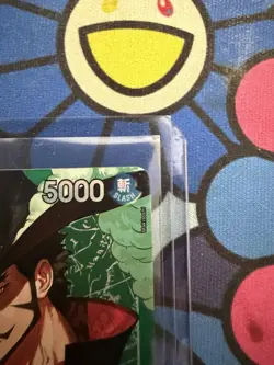 One Piece OP14 The Azure Sea’s Seven - Dracule Mihawk OP14-020 Leader Alt Art - Image 4