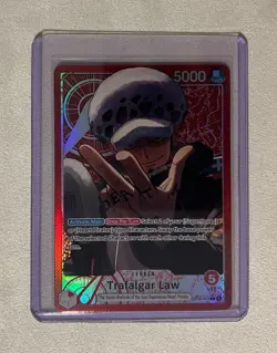 Trafalgar Law Alternate Art Leader OP14-001 One Piece TCG - Image 1