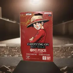 5x ENGLISH One Piece CCG: Carrying On His Will - Sleeved Booster Pack lot OP-13 - Image 1