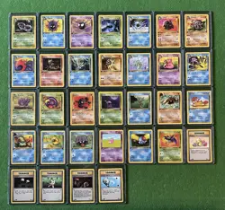 🔥Complete 1st Edition Fossil Uncommon and Common Set - Pokemon Cards WOTC 1999 - Image 1