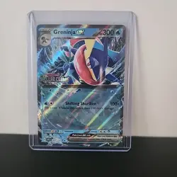 Pokemon TCG Stellar Crown Greninja EX Card 041/142 - STAMPED PROMO - Image 1