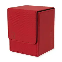 Vault X Premium Deck Box - Large Size for 80+ Sleeved Cards - PVC Free (RED) NEW - Image 1