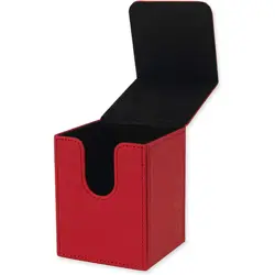 Vault X Premium Deck Box - Large Size for 80+ Sleeved Cards - PVC Free (RED) NEW - Image 4