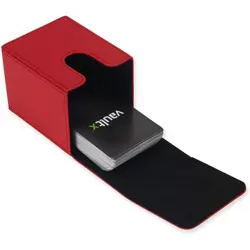 Vault X Premium Deck Box - Large Size for 80+ Sleeved Cards - PVC Free (RED) NEW - Image 5