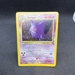 Pokemon Card - Gengar (5/62) Fossil Set Holo Rare WOTC Vintage 1999 TCG - NM 🔥 - Image 1