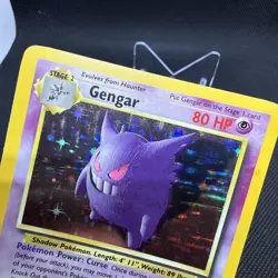 Pokemon Card - Gengar (5/62) Fossil Set Holo Rare WOTC Vintage 1999 TCG - NM 🔥 - Image 2