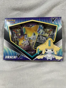 POKEMON JIRACHI V BOX, Oversized, Foil Cards & Booster Packs SEALED NEW. - Image 1
