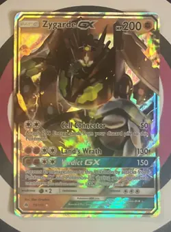 Zygarde GX Ultra Rare SM - Forbidden Light Holo 73/131 Pokemon Card - Image 1