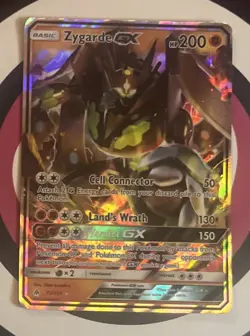 Zygarde GX Ultra Rare SM - Forbidden Light Holo 73/131 Pokemon Card - Image 4