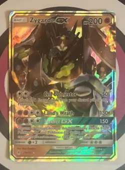 Zygarde GX Ultra Rare SM - Forbidden Light Holo 73/131 Pokemon Card - Image 5