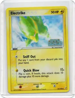 Pokemon Card - Electrike Reverse Stamp - 52/100 - Crystal Guardians - 2006 - Image 1