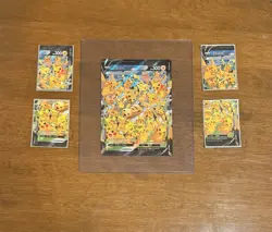 Large Pikachu V-Union and Set of 4 Sword & Shield Promo Cards Celebrations - Image 1