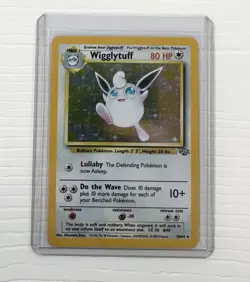 Wigglytuff 16/64 Holo Card Rare Jungle Unlimited Pokemon TCG 1999 WOTC S3 - Image 1