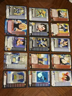Dragon Ball Z Vegeta Lot of 15 Personalities DBZ Cards - Image 2