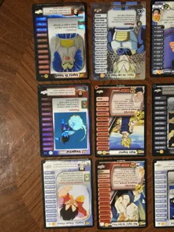 Dragon Ball Z Vegeta Lot of 15 Personalities DBZ Cards - Image 4